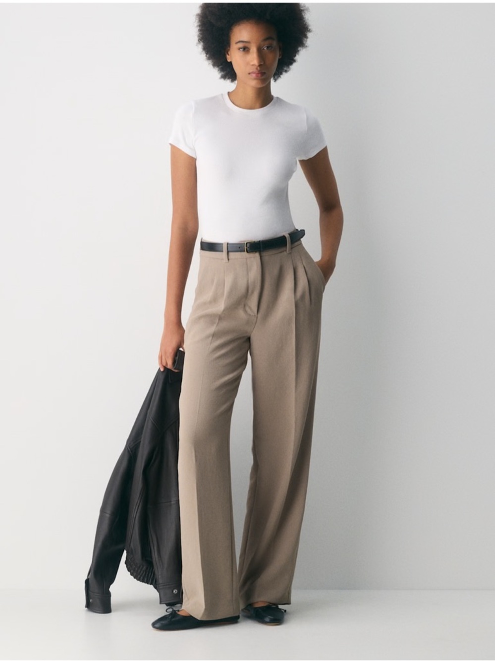Wilfred Aritzia The Effortless Wide-Leg Dress Pants